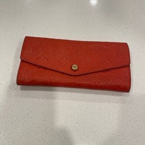 Louis Vuitton Orange Wallet